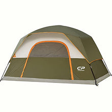 Load image into Gallery viewer, CAMPROS Tent 8 Person Camping-Tents, Waterproof Windproof Family Dome Tent with Top Rainfly, Large Mesh Windows, Double Layer, Easy Set Up, Portable with Carry Bag - Olive
