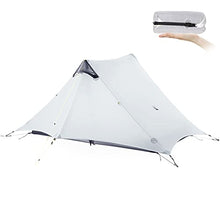 Load image into Gallery viewer, Ultralight Tent 3-Season Backpacking Tent 1 Person/2 Person Camping Tent, Outdoor Lightweight LanShan Camping Tent Shelter, Perfect for Camping, Trekking, Kayaking, Climbing, Hiking, 2 Person, White
