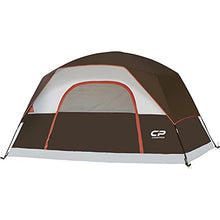 Load image into Gallery viewer, CAMPROS Tent 6 Person-Camping-Tents, Waterproof Windproof Family Dome Tent with Top Rainfly, Large Mesh Windows, Double Layer, Easy Set Up, Portable with Carry Bag - Brown
