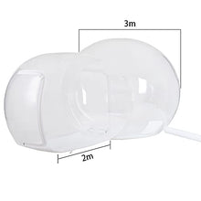 Load image into Gallery viewer, Outdoor Inflatable Bubble Camping Tent Clear Dome Camping Cabin with Quiet Air Blower for DIY Outdoor Family Backyard Camping Stargazing (10ft Transparent Tent + 6.6ft White Tunnel)
