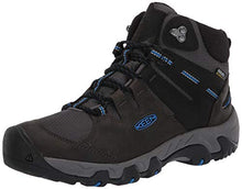 Load image into Gallery viewer, KEEN Men&#39;s Steens MID WP Hiking Boot, Black, 14
