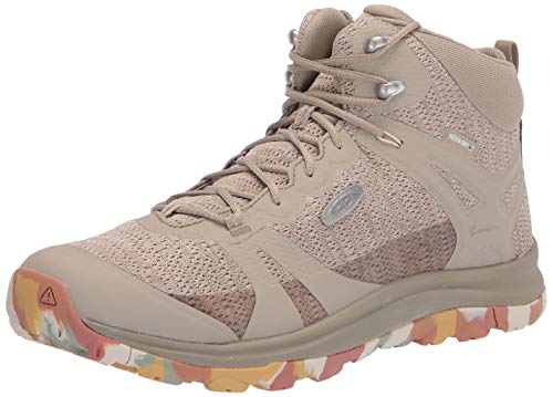 KEEN Women's Terradora 2 Waterproof Mid Height Hiking Boot, Brick Dust/Birch, 12