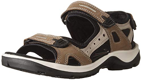 ECCO Women's Yucatan Sport Sandal, Birch Nubuck, 10-10.5