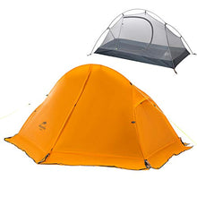 Load image into Gallery viewer, Backpacking Camping Tent 1 Person Ultralight Waterproof Compact Portable Lightweight for Outdoor Hiking Cycling Bikepacking, 3-4 Season, Easy Setup
