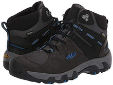 Load image into Gallery viewer, KEEN Men&#39;s Steens MID WP Hiking Boot, Black, 14
