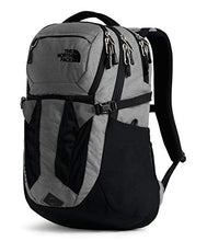 Load image into Gallery viewer, The North Face Recon Laptop Backpack, Zinc Grey Dark Heather/TNF Black, One Size
