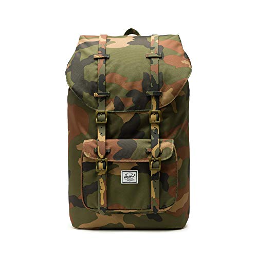 Herschel Little America Laptop Backpack, Woodland Camo/Woodland Camo, Classic 25.0L