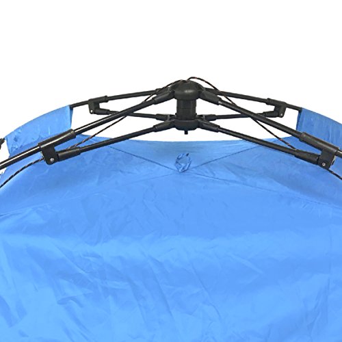 EasyGO CoverU Sports Shelter – Fits 1 or 2 Person Weather Tent and Sports Pod (Blue)– Patents Pending