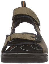 Load image into Gallery viewer, ECCO Men&#39;s Yucatan Double Side Bar Sport Sandal, Navajo Brown, 16-16.5
