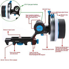 Load image into Gallery viewer, Fotga DP500 Quick Release A/B Hard Stop Follow Focus fitfor 15mm Rod DSLR Rig Sony A7 A7R A7S Panassonic GH3 GH4 Canon 5D Nikon D500 Blackmagic BMPC URSA URSA Camcorder
