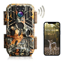 Load image into Gallery viewer, 4K/30MP WiFi Trail Camera Bluetooth, usogood Hunting Cameras with No Glow Night Vision Motion Activated Waterproof Game Cam for Wildlife Monitoring, APP Control 65ft Trigger Send Pictures to Phone
