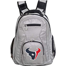 Load image into Gallery viewer, Denco NFL Houston Texans 19&quot; Premium Laptop Backpack,Gray,Large,NFHTL704_Gray
