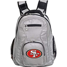 Load image into Gallery viewer, Denco NFL San Francisco 49ers 19&quot; Premium Laptop Backpack, Gray, Large (NFSFL704_Gray)
