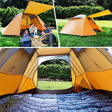 Load image into Gallery viewer, Bessport Camping Tent 4 Person Tent Waterproof Two Doors Tent Easy Setup Lightweight for Outdoor, Hiking Mountaineering Travel
