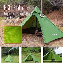 Load image into Gallery viewer, FireHiking Ultralight Hot Tent with Stove Jack, with Inner Tent Teepee Tent for 1 Person
