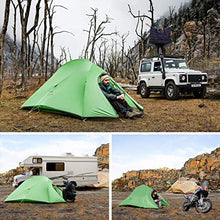 Load image into Gallery viewer, Cloud Up Free Standing 2 Person Backpacking Tent Ultralight Double Layer Camping Tents for Two Person (Green-1)
